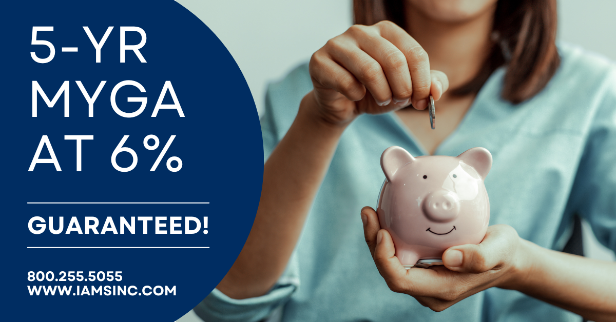 Now 6.15% Guaranteed - 5-Year MYGA!